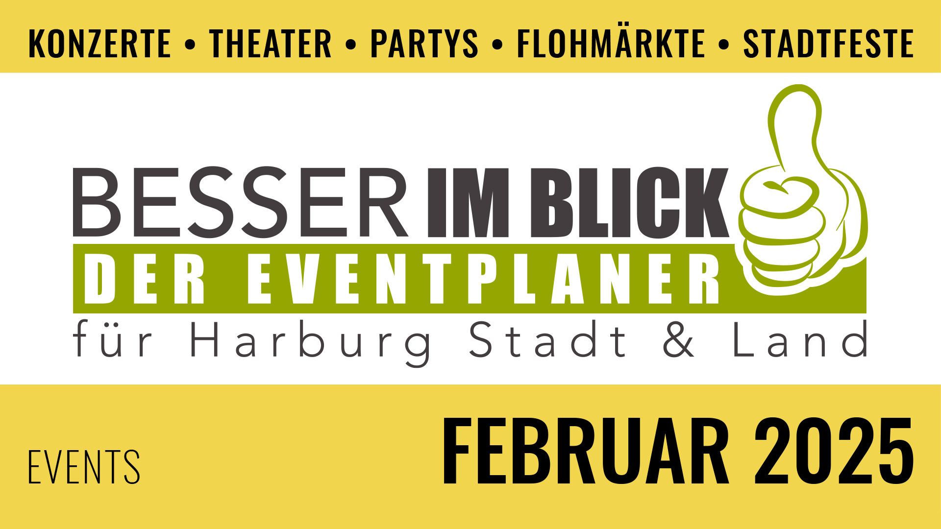 Termine satt für den Monat gibt es wieder im besser-im-blick-Eventplaner!