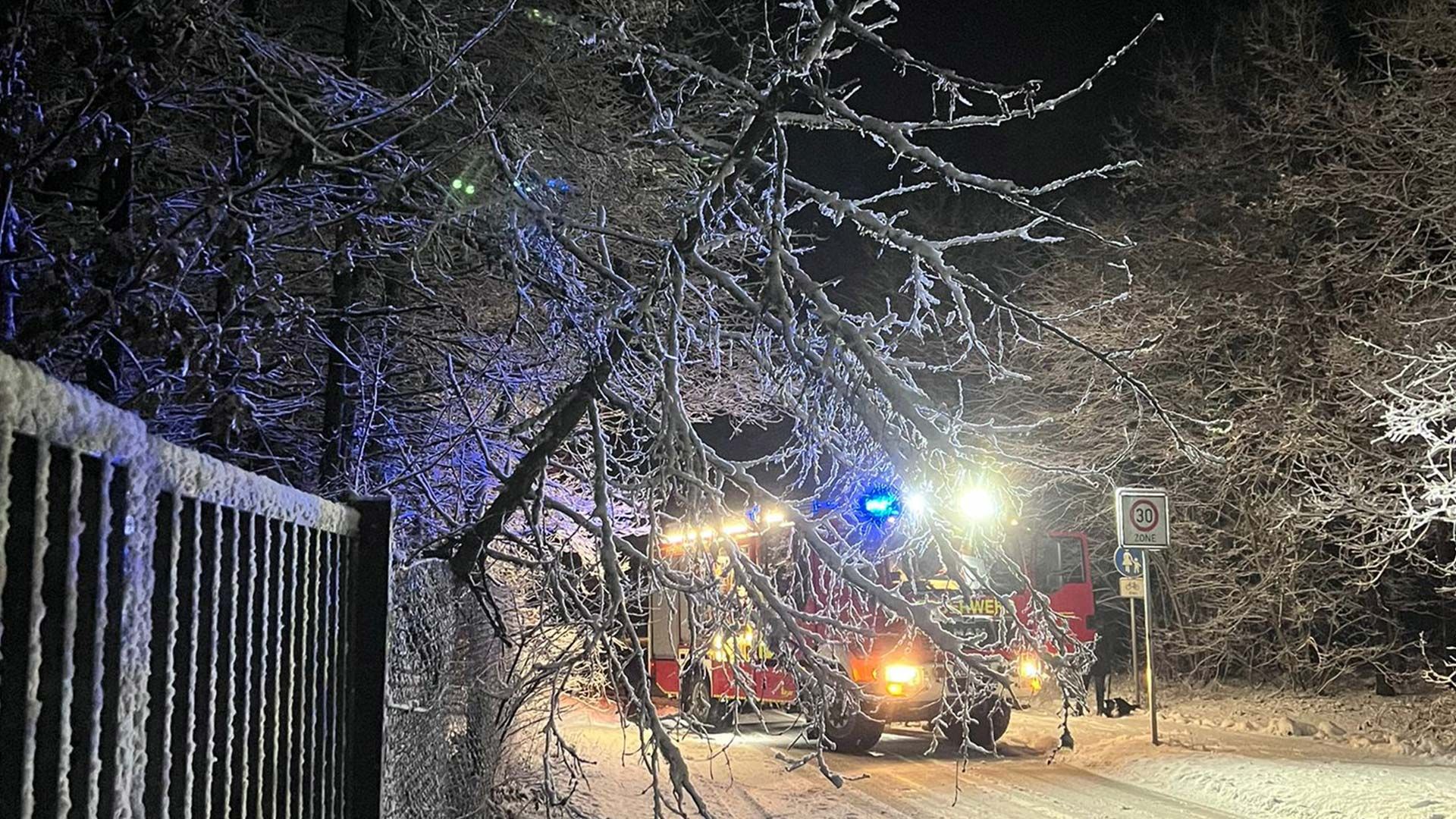 Auch in Hanstedt war die Feuerwehr im Einsatz. Foto: Lisa-Marie Fuchs, FF Handeloh