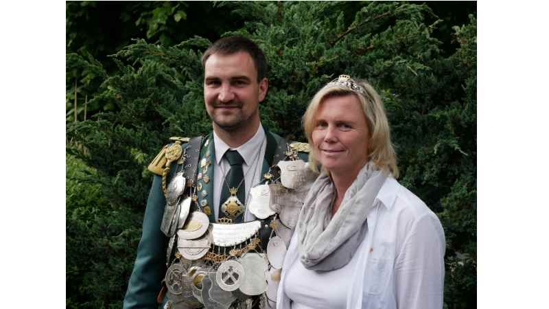 König „Marc der Tausendsassa“ mit seiner Königin Elke. | Foto: ein