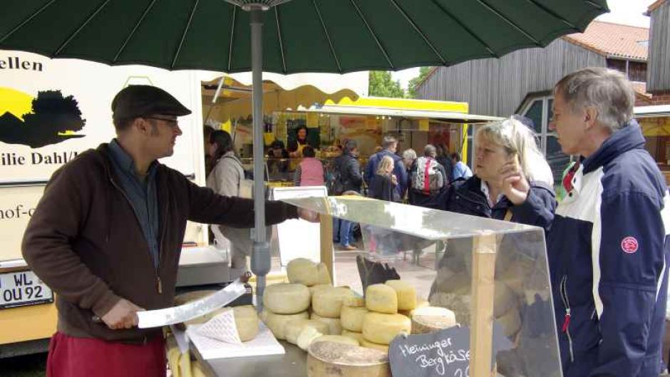 Käse- und Genußmarkt am Kiekeberg. | Foto: ein