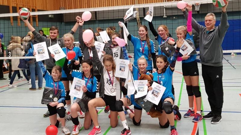 Die erfolgreichen U14-Mädchen des VTH. | Foto: VTH