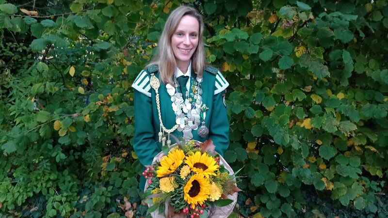 Die Eißendorfer Damenkönigin Sabrina Moje sicherte ihrem Verein einen weiteren Königstitel. | Foto: ein