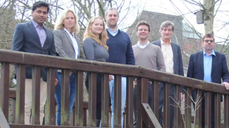 Das Team: Rajeev Ranjan, Christine Stürken, Sandra Schubring, Lait Abu-Saleh, Christian Ringle, Wolfgang Krautschneider und Udo Schumacher | Foto: ein