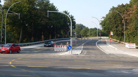 Seit Montag, 10. August, ist die Waltershofer Straße wieder voll befahrbar. | Foto: Werner Gottwald