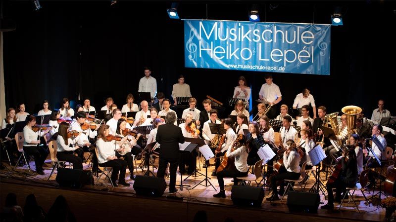 Das Sinfonieorchester der Musikschule. | Foto: ein