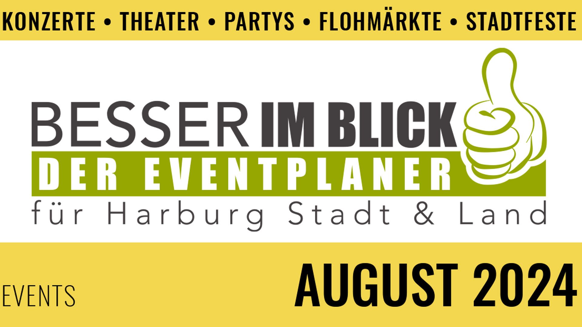 Termine satt für den Monat gibt es wieder im besser-im-blick-Eventplaner!